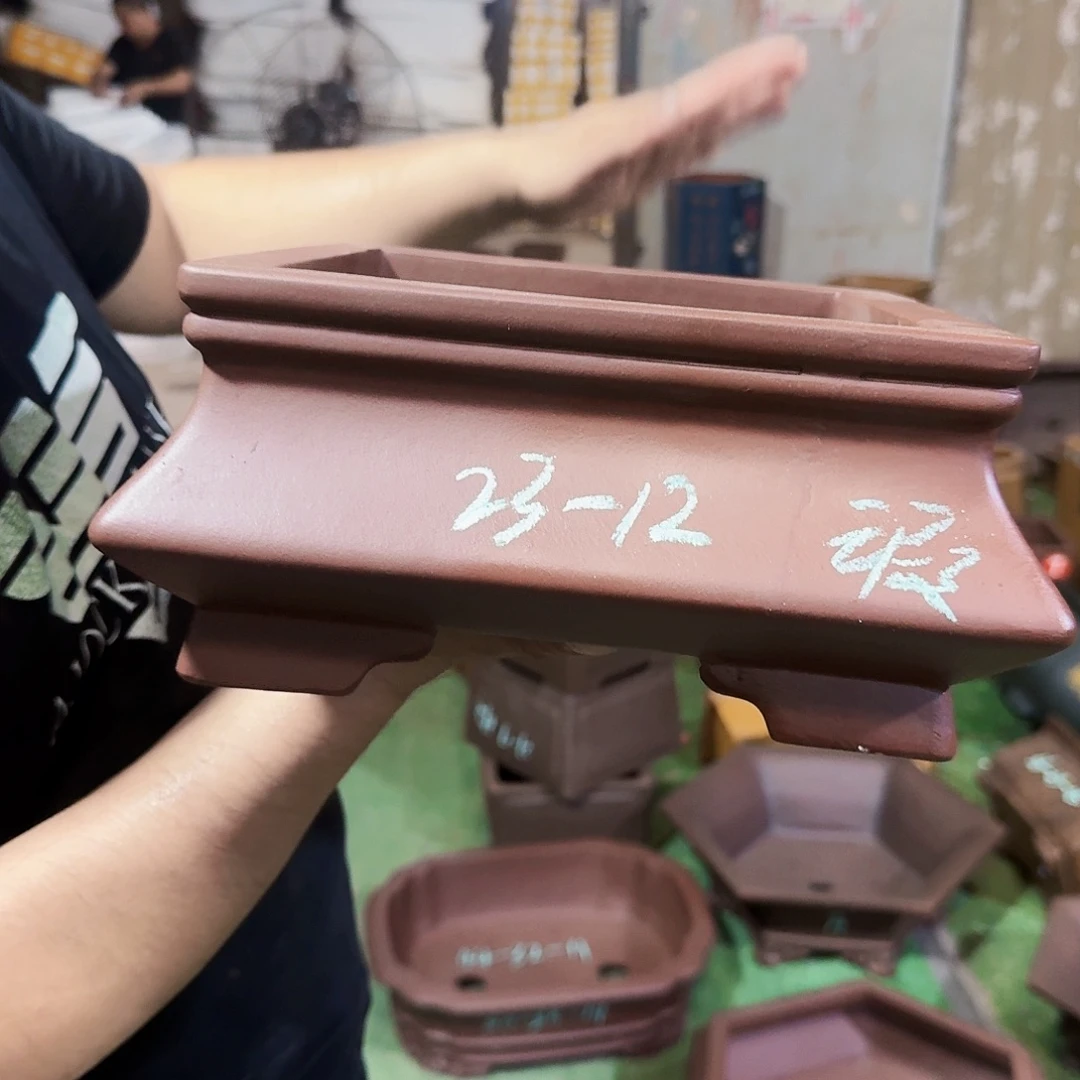 笑***生花盆紫砂紫砂花盆