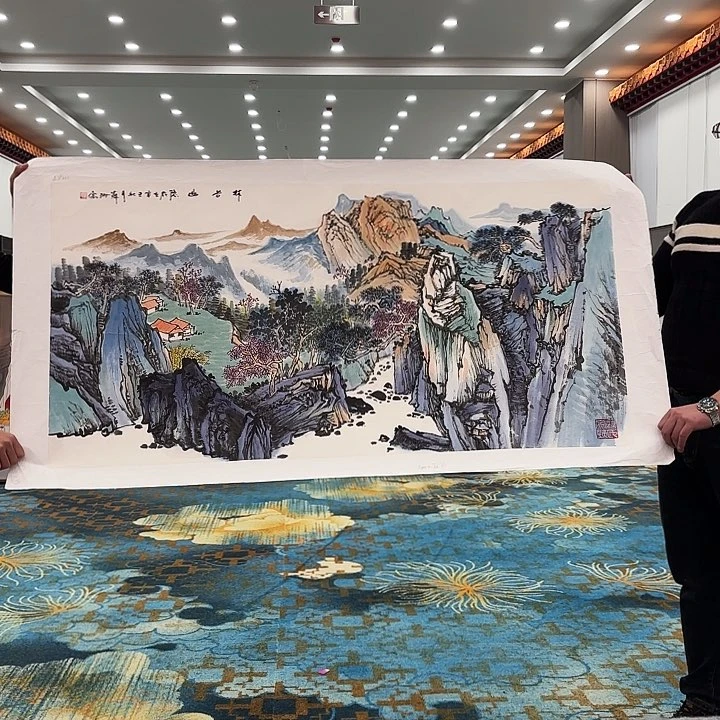 国画苏珊老师展览原作
