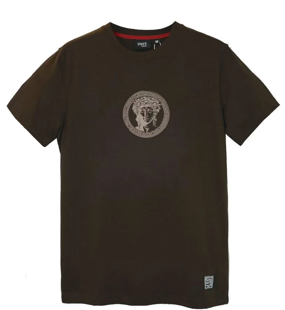 28896#欧版宽松纯棉夏季字母印花透气情侣款圆领百搭户外短袖