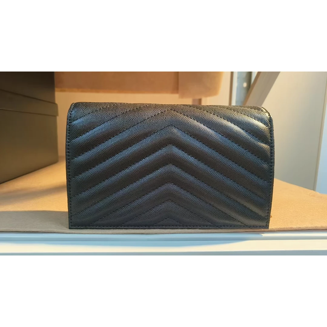 TOLEX2025新款百搭女包v信封时尚白色黑色0593 19cm