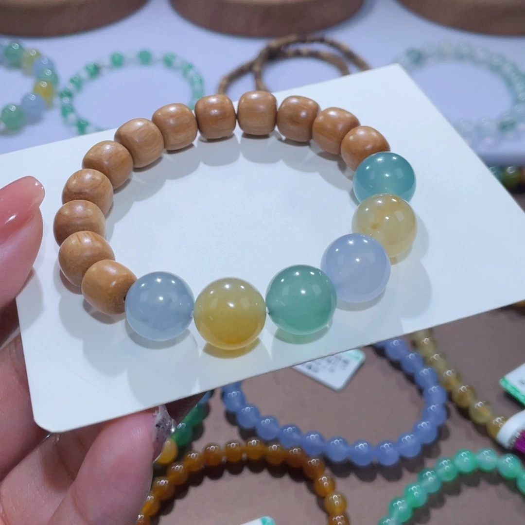 未镶嵌手链翡翠糖果卡12