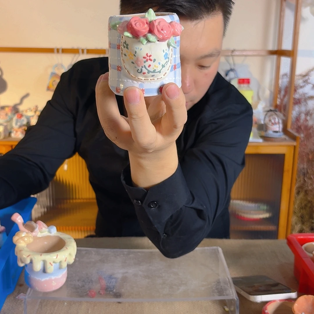 老梧家的手工多肉花盆