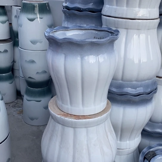 渐变灰南瓜大号口32高36福利