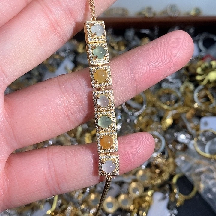 翡翠未镶嵌戒指23