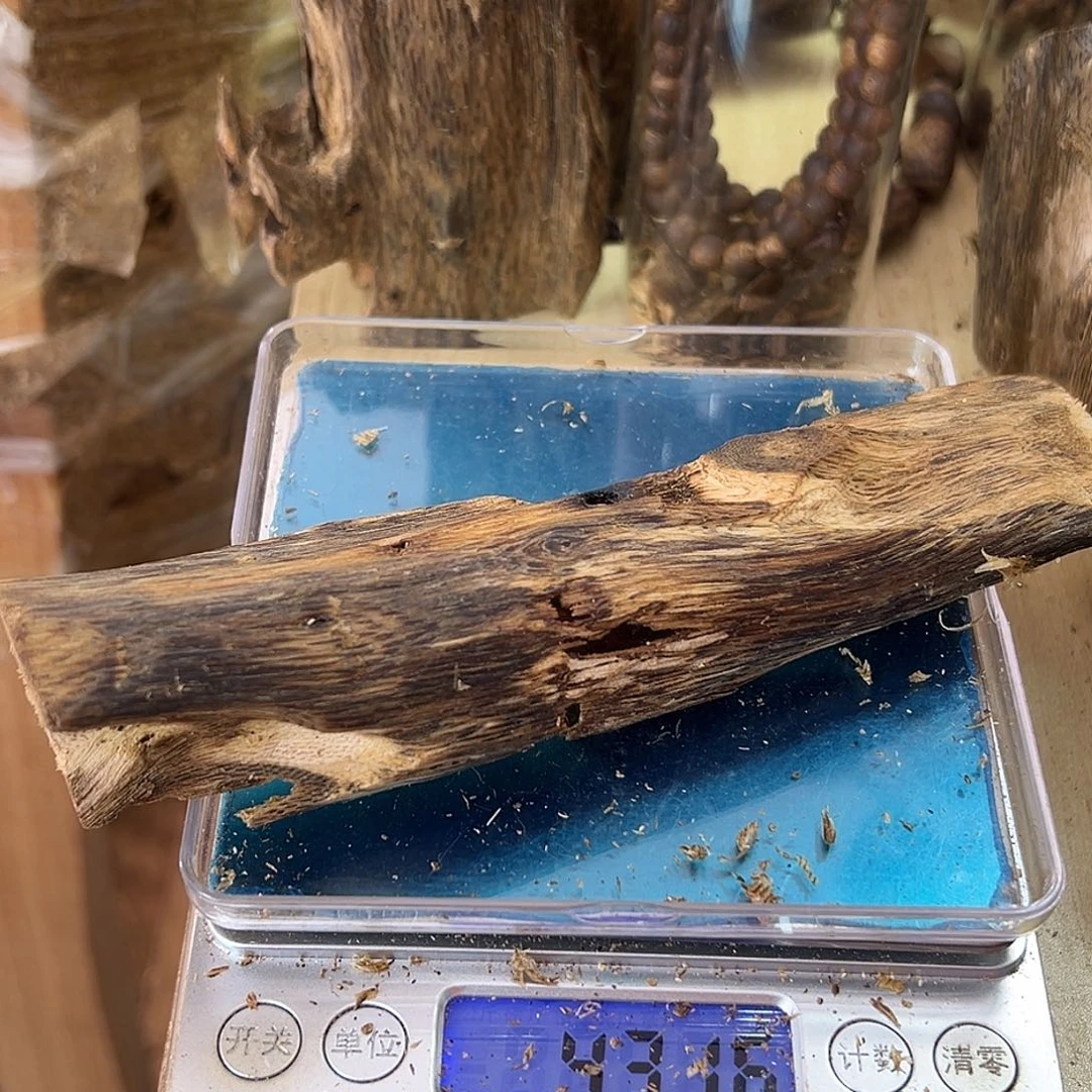 香料绿奇楠虫漏43克白棋