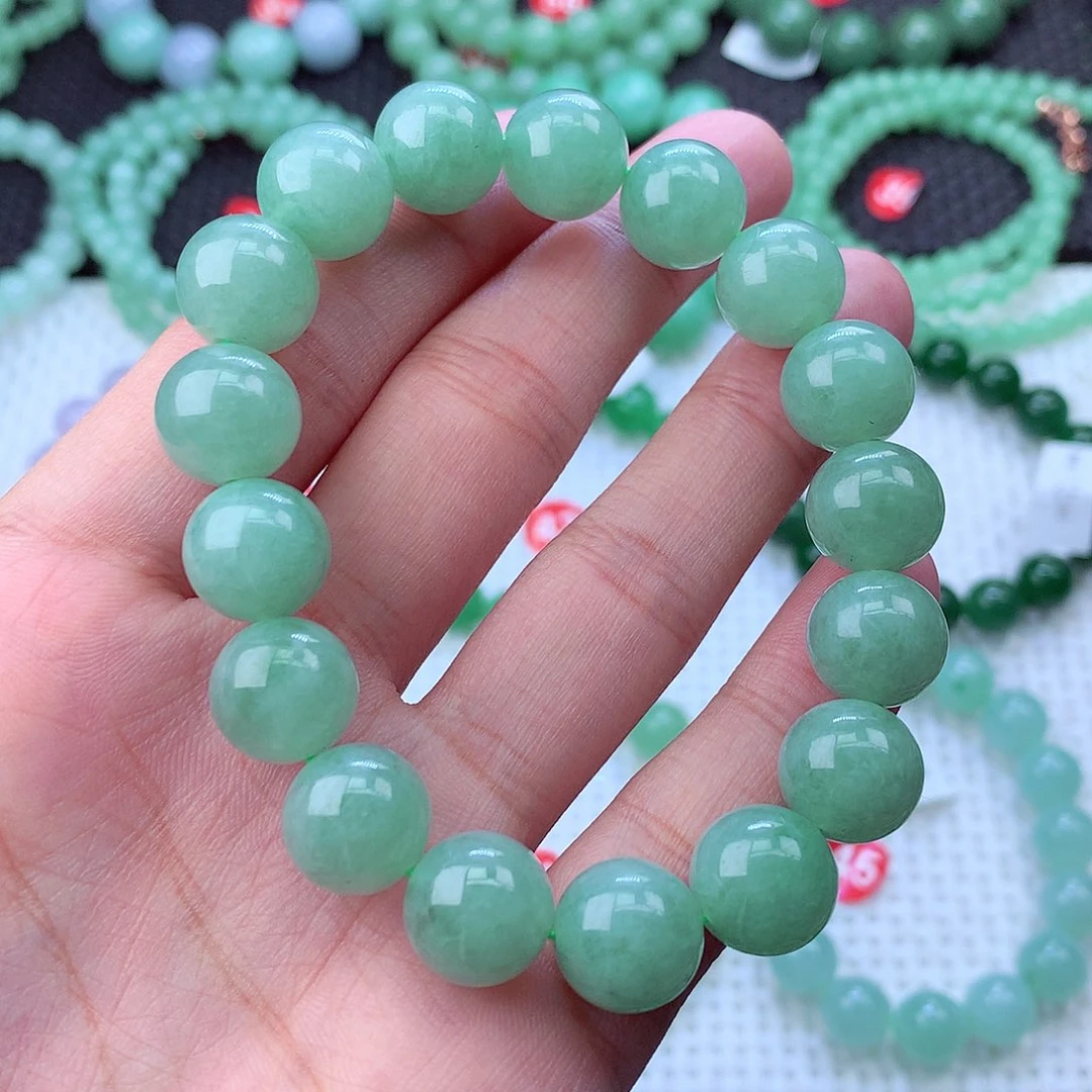 翡翠未镶嵌毛衣链