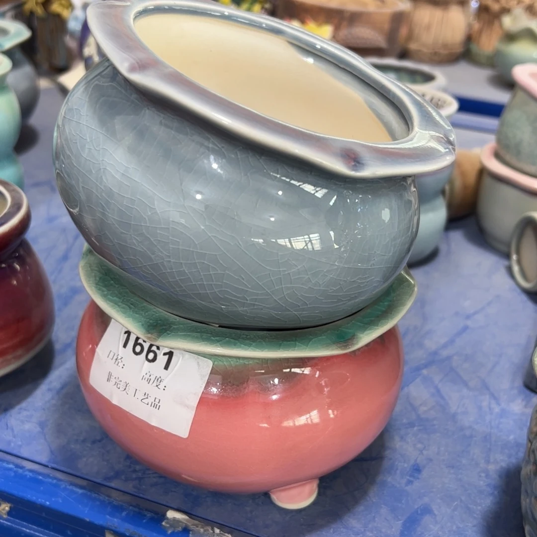 陶瓷陶瓷多肉花盆@@1663