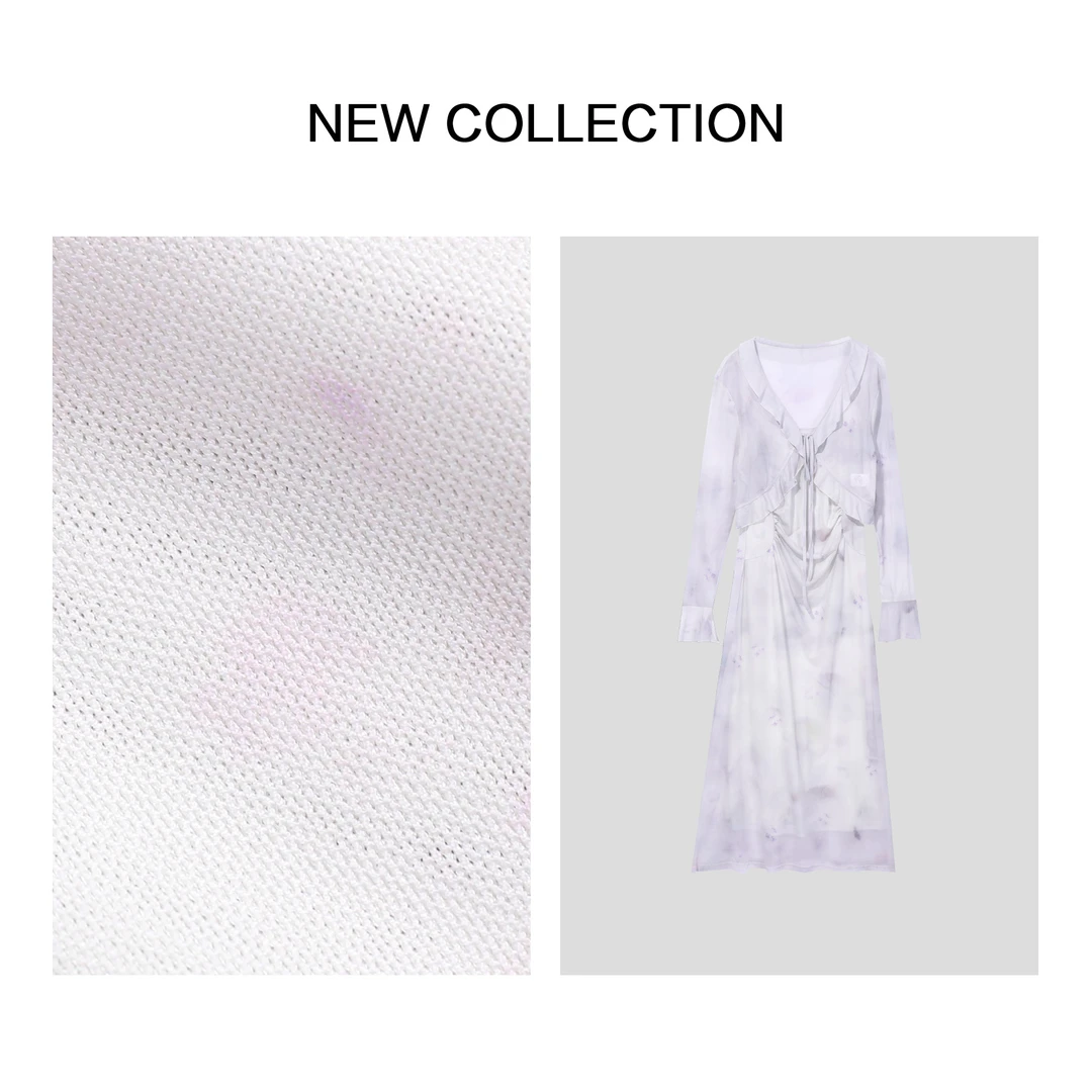 【小橱专享】L1F38036A 褶皱吊带内搭连衣裙-8036