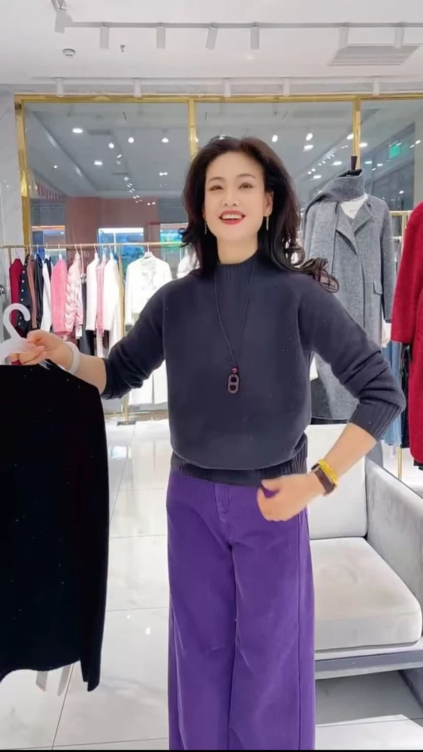 珠片加厚羊毛衣