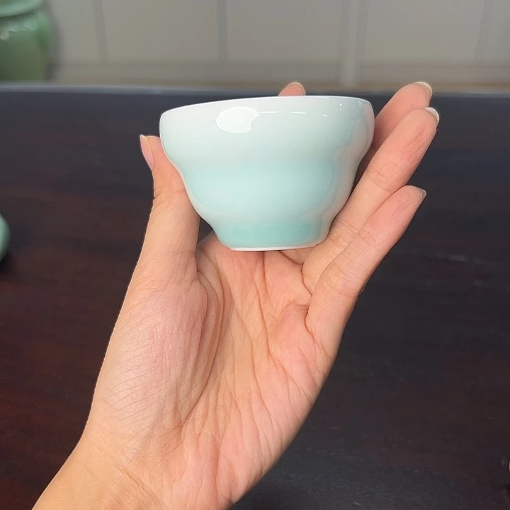 龙泉云间青瓷小米茶器