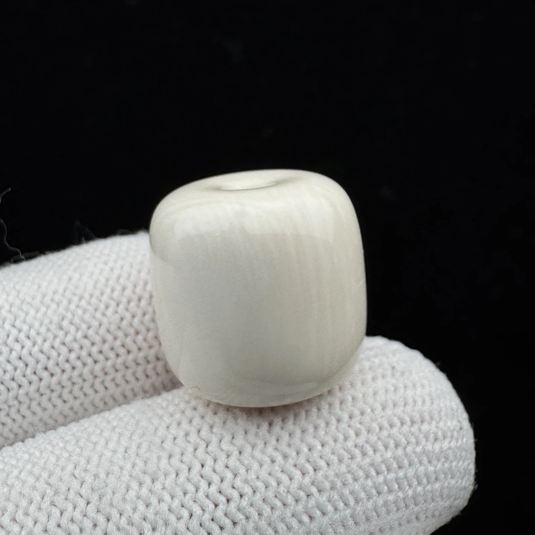 D2737天然猛犸牙桶珠16X16mm支持鉴定 假一罚四