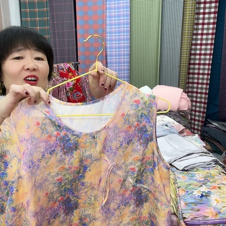 棉莫代尔纤维醋酸面料秘密花园睡裙大号140到160