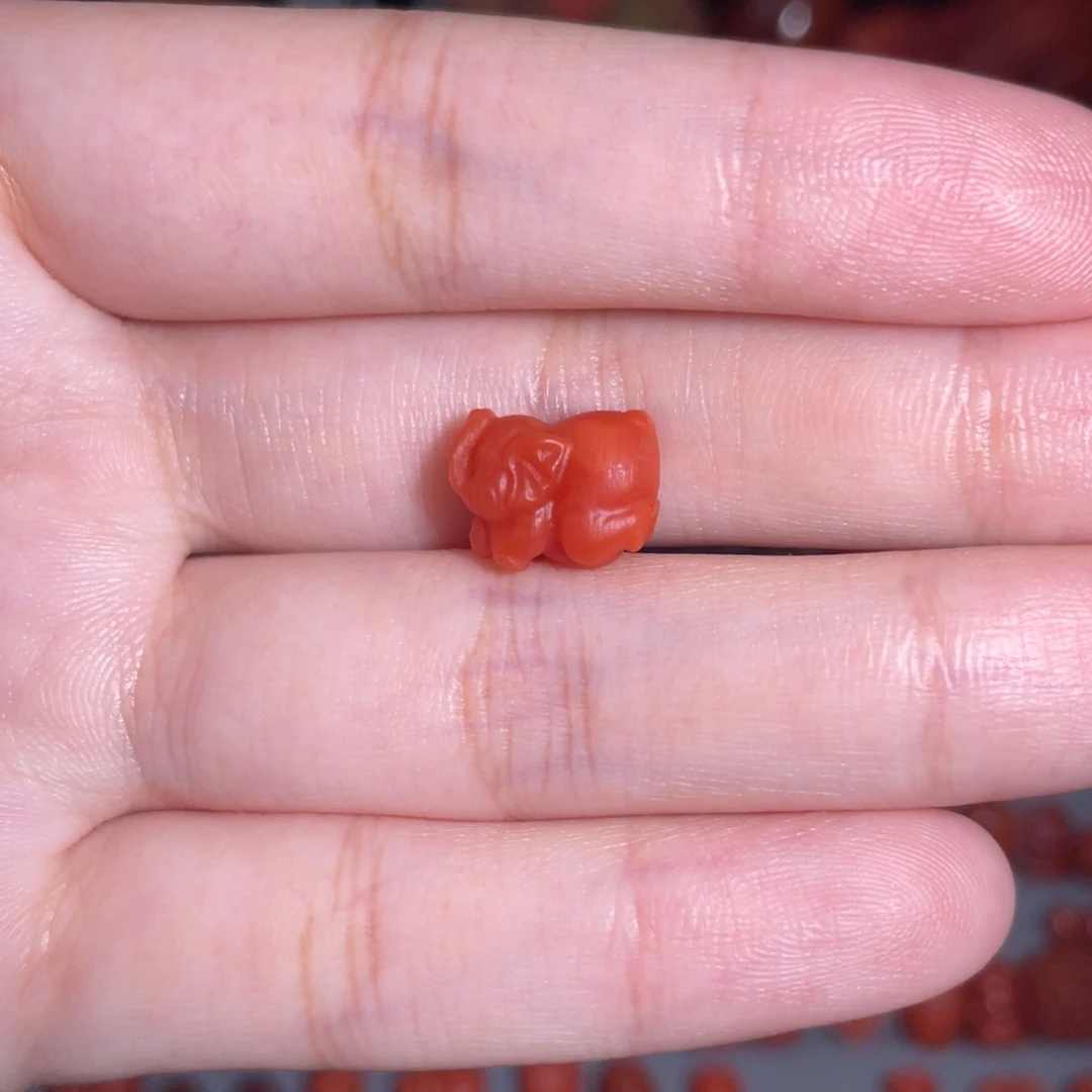 未镶嵌象9mm南红玛瑙