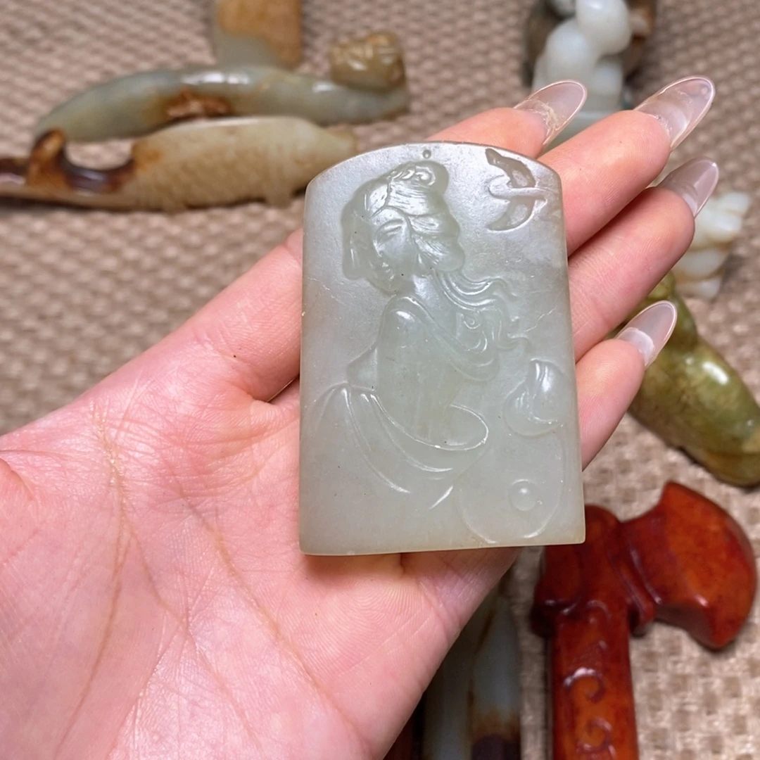 白玉菩提吊坠白玉菩提白玉菩提摆件