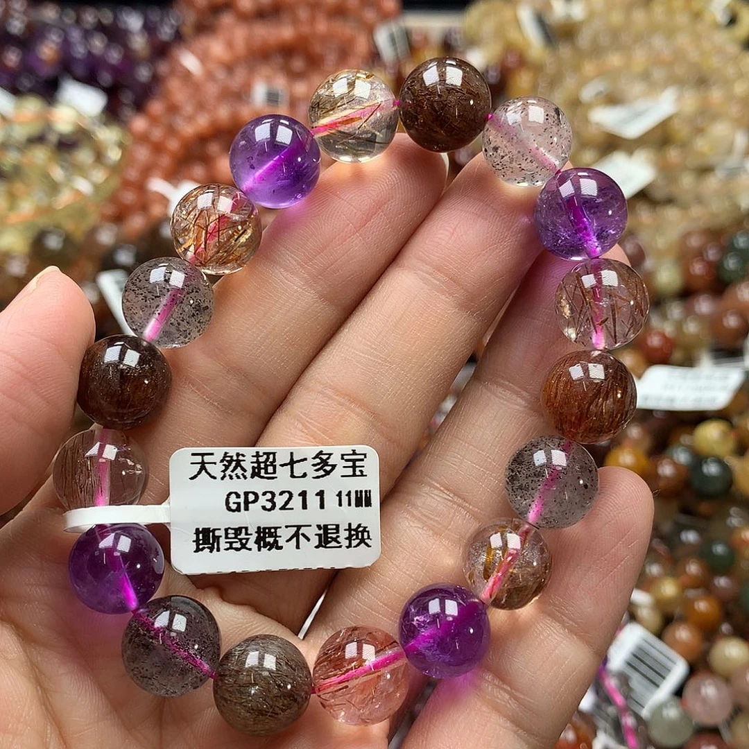 未镶嵌水晶手链，，，