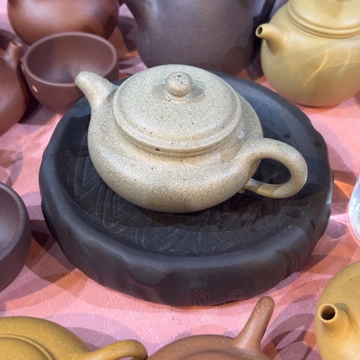 紫砂茶宠青段仿古200cc