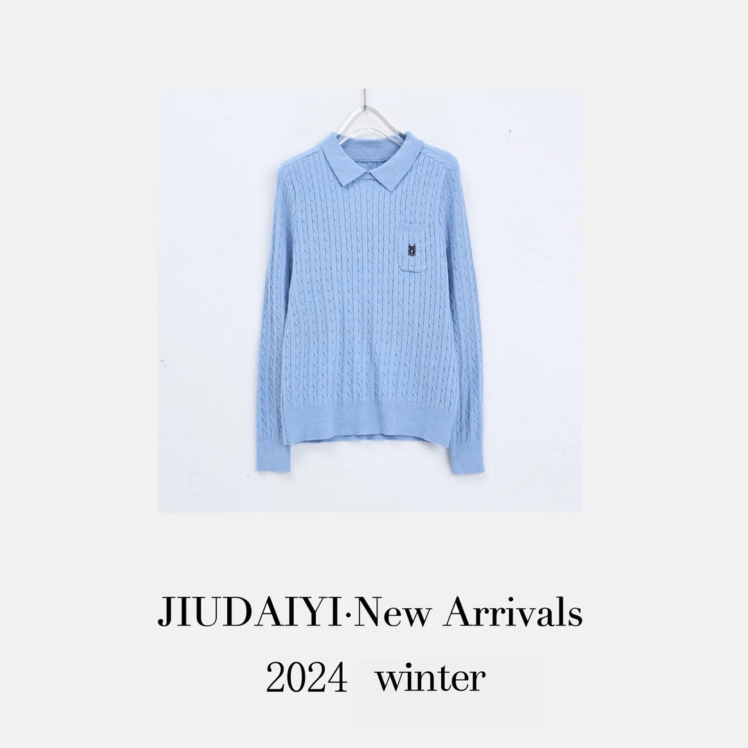 玖黛衣【特价款】秋冬新款休闲百搭高级感显瘦毛衣XSP35143