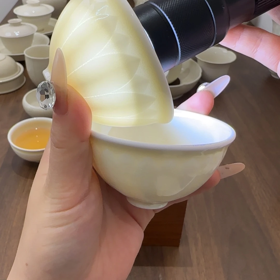 微瑕 鸡心盏 不带礼盒