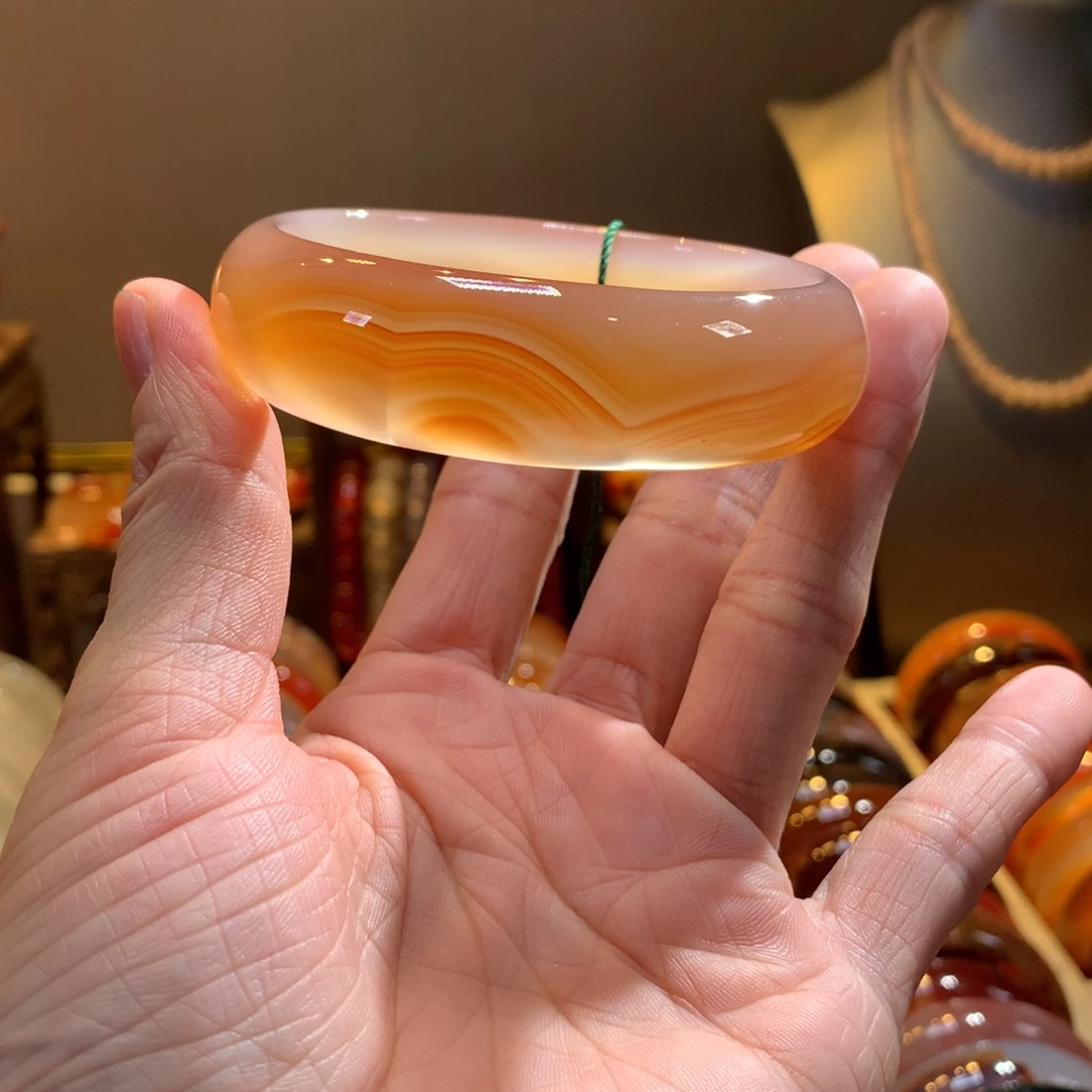 玛瑙/玉髓未镶嵌手镯41号