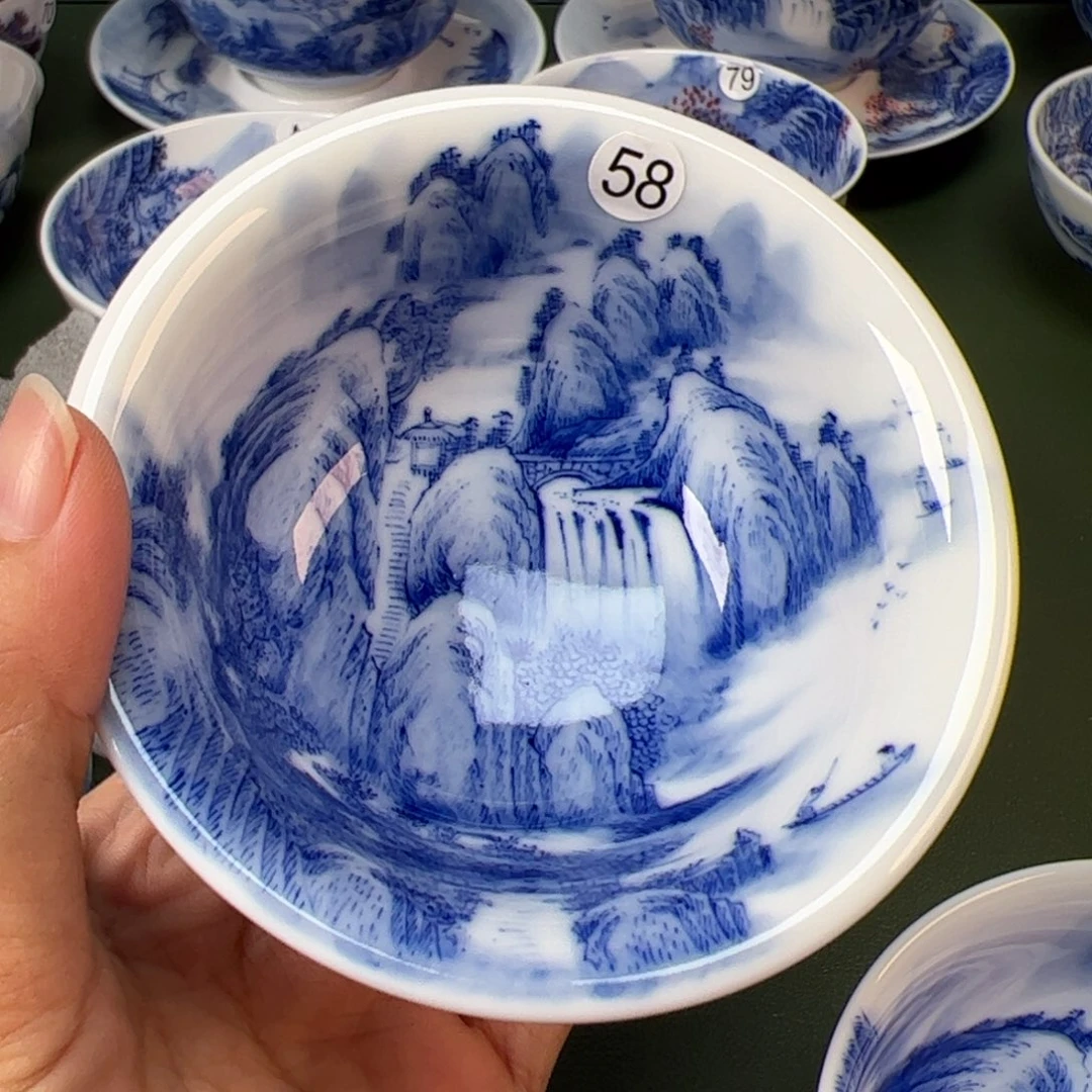 木木景德镇纯手工纯手绘茶具58