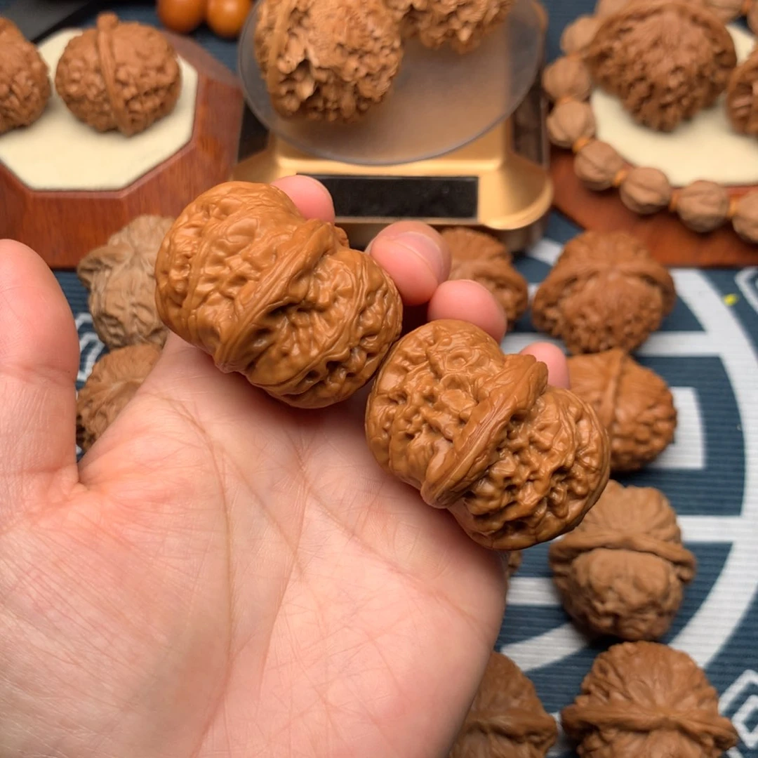 文玩核桃把件微修元宝42