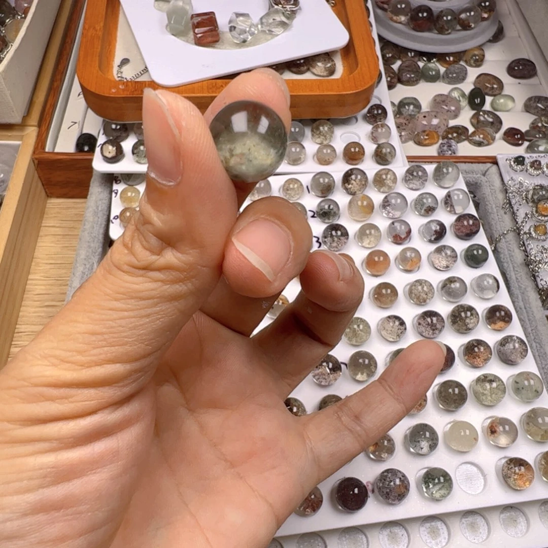 B***a水晶手串银S925镶嵌