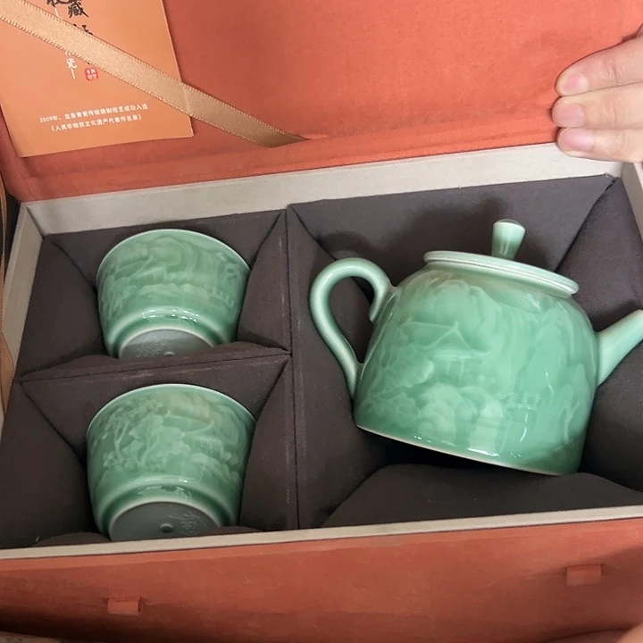 小米茶器龙泉云间青瓷