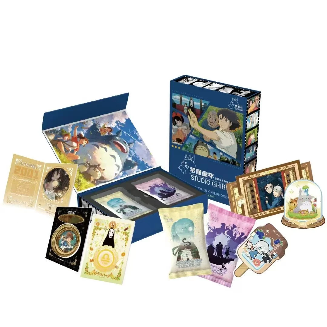 【3盒】梦宫社宫崎骏国卡二创收藏卡盲盒拆卡