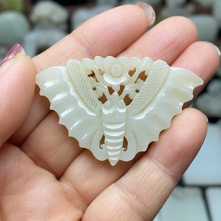 和田玉未镶嵌挂件