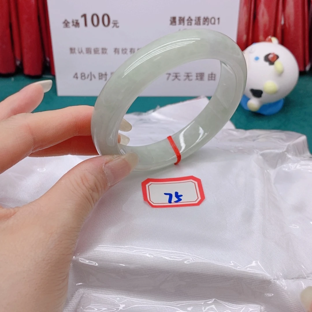 翡翠手镯未镶嵌珍**物755555555