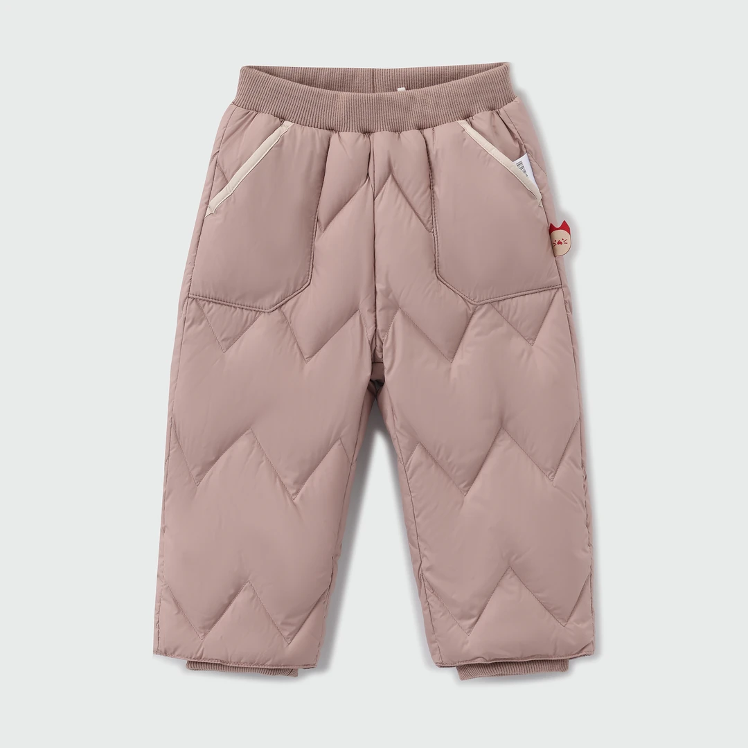 moimoln小云朵童装2025冬季男女宝宝加绒长裤保暖儿童休闲裤子