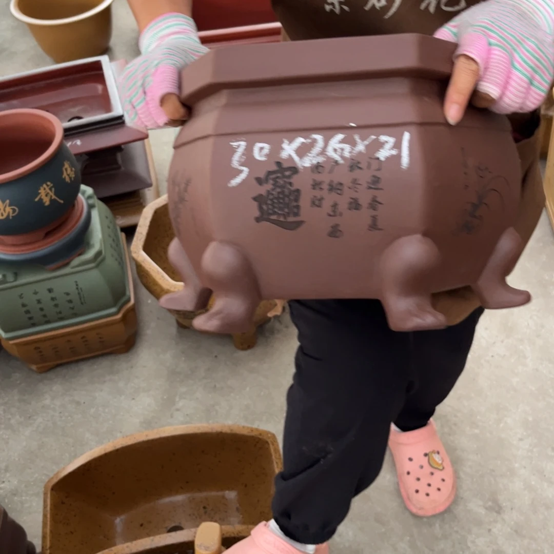 紫砂花盆盆景艺术