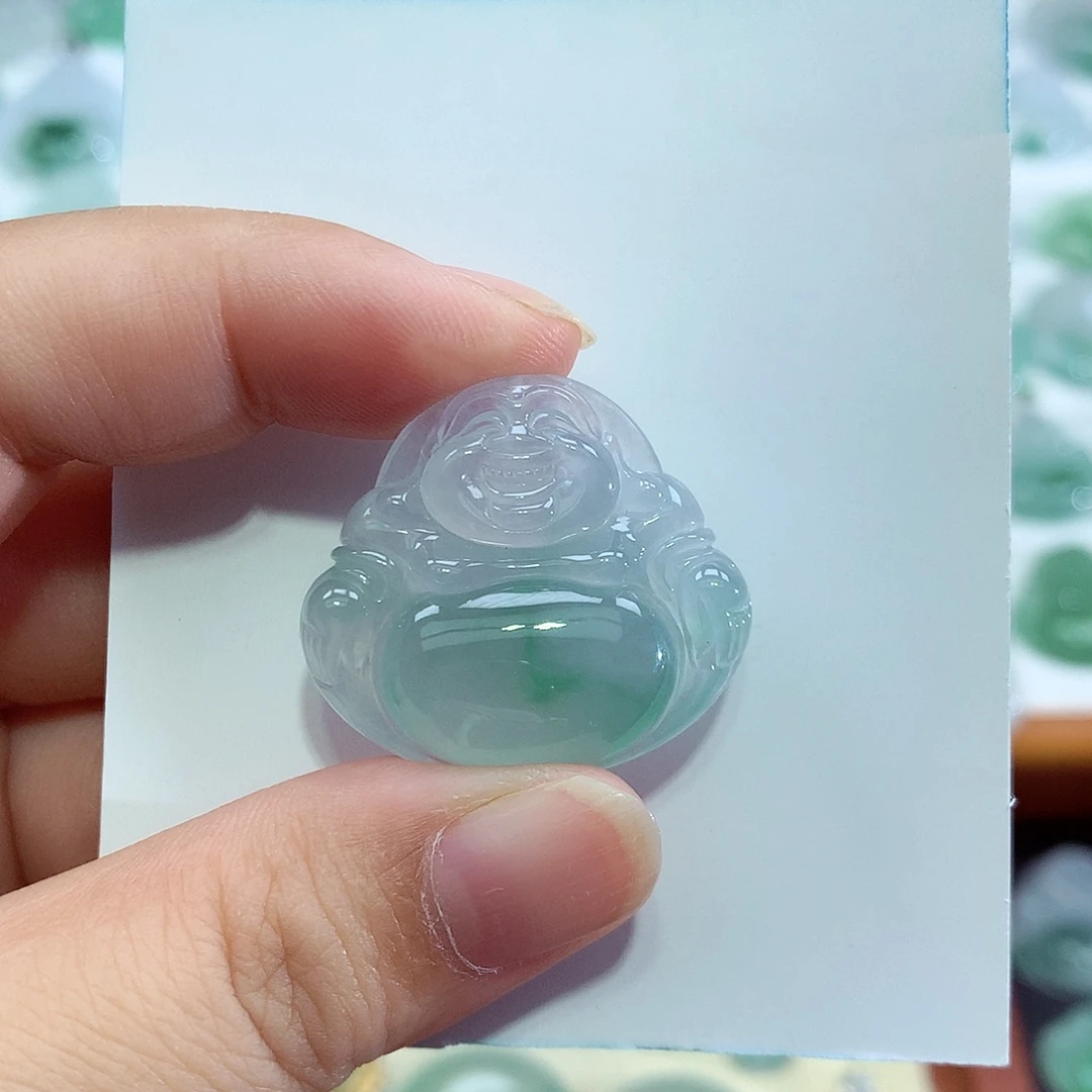 心***月颈饰未镶嵌翡翠佛