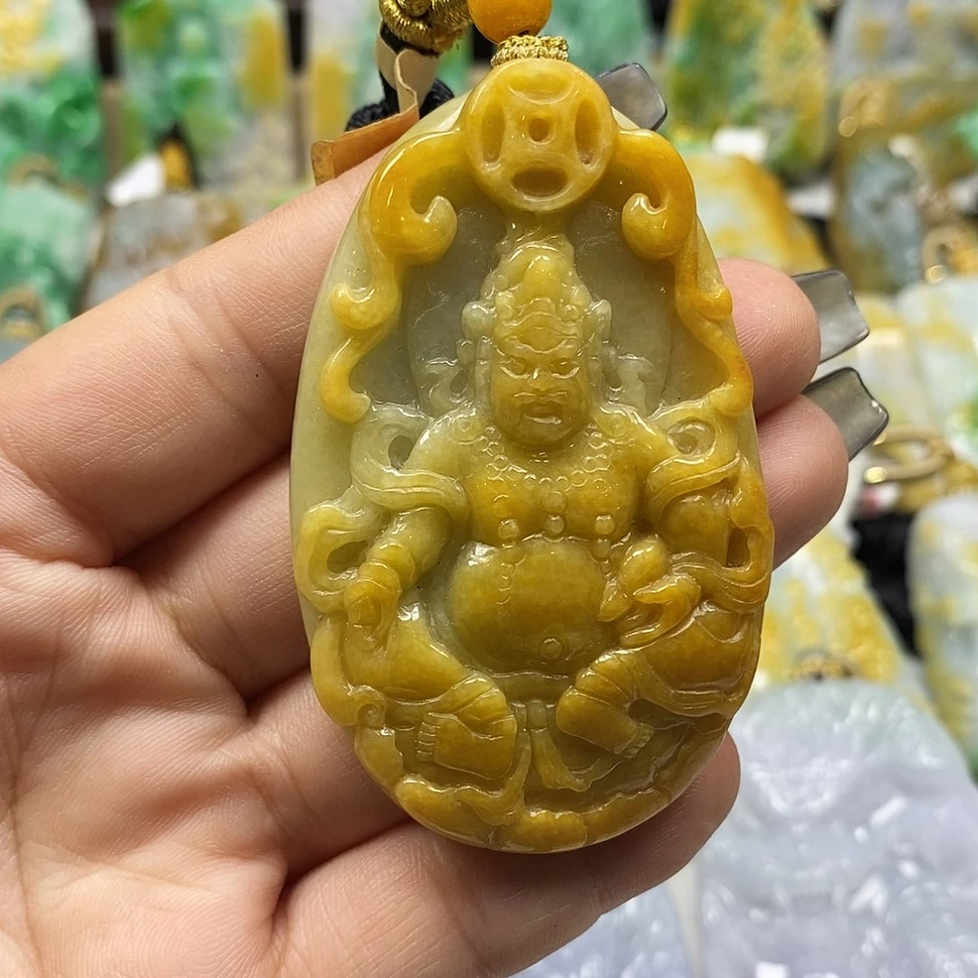 翡翠未镶嵌颈饰天然a货翡翠