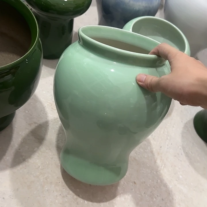 白泥花盆正品有孔