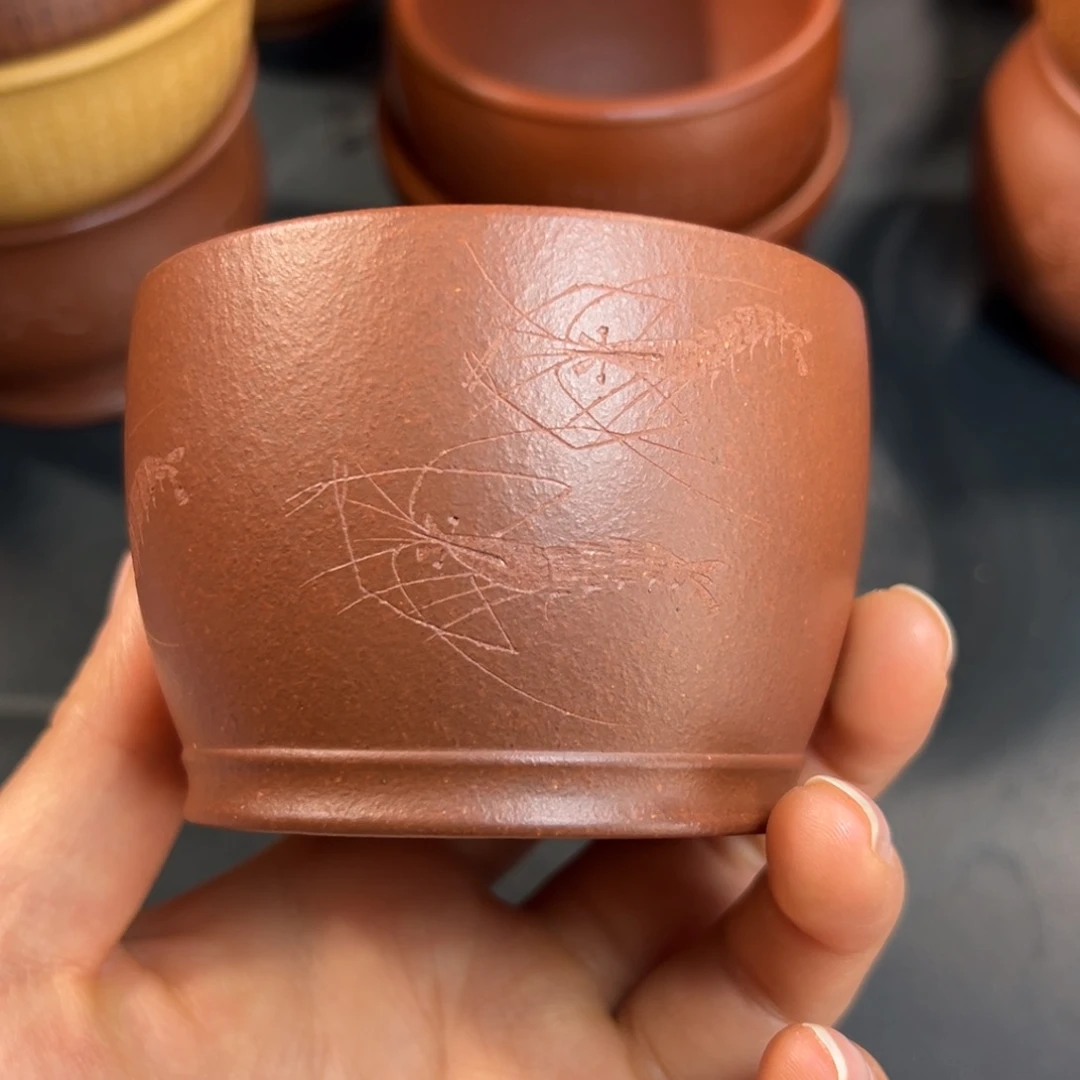 紫砂茶杯紫泥福利价