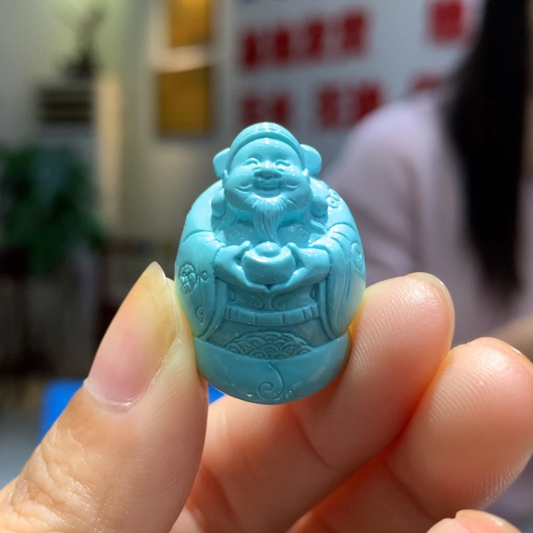 未镶嵌绿松石吊坠