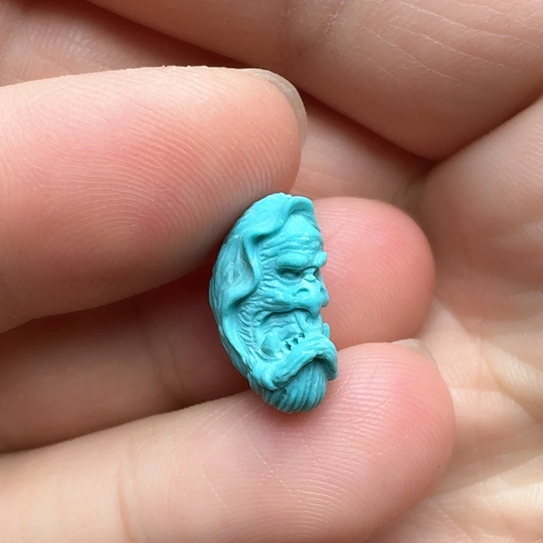 绿松石古尔丹未镶嵌