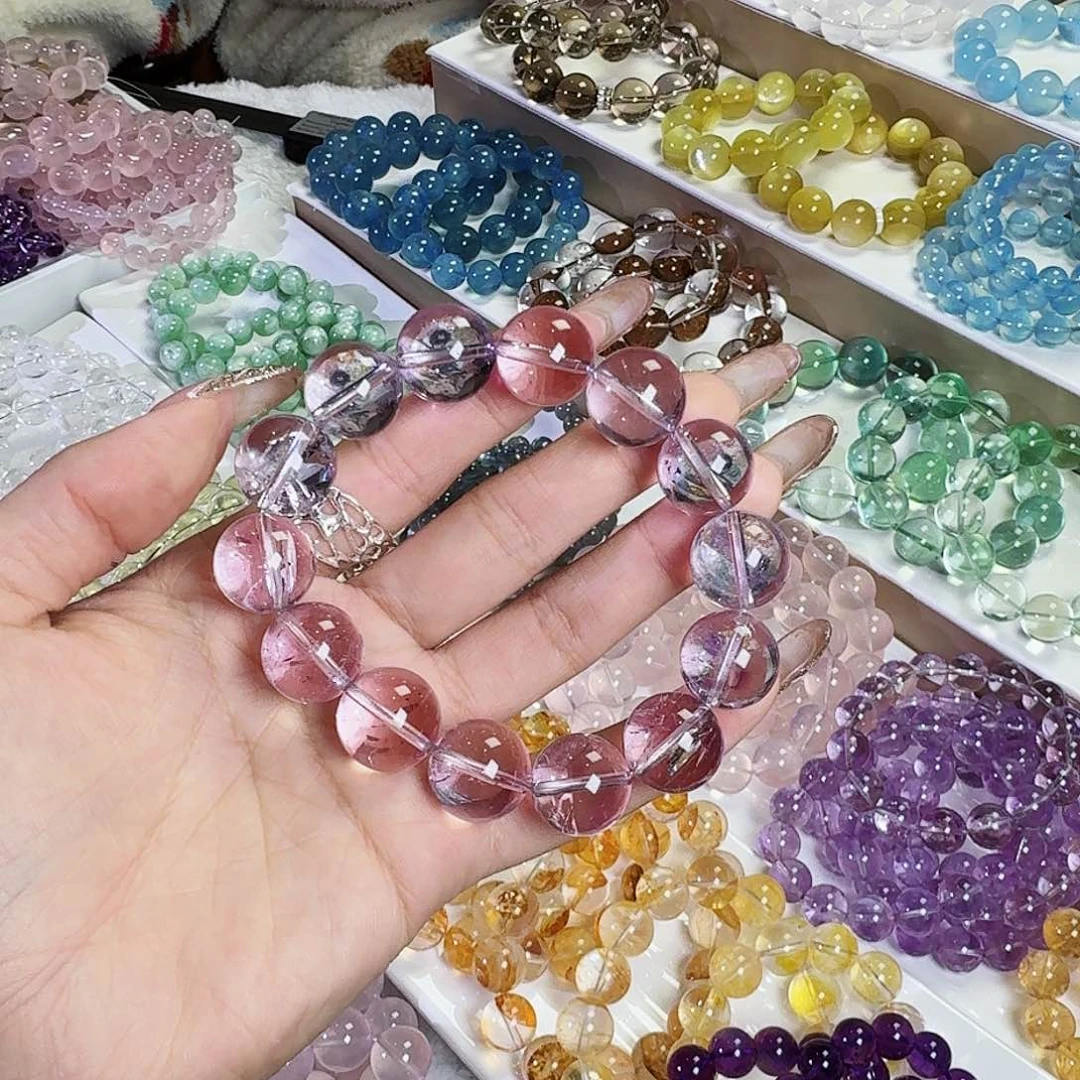 水晶手镯未镶嵌盐*气玻利维亚15