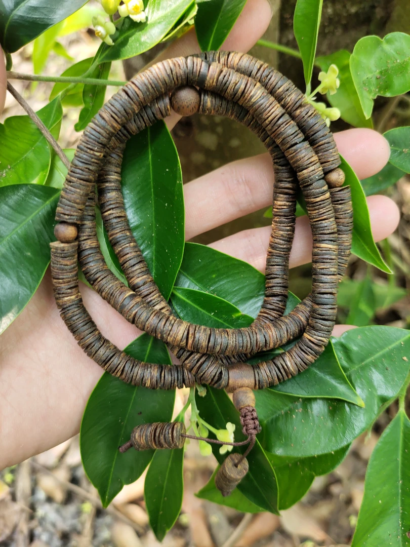 沉香沉水级奇楠沉香药片0.7多圈28g+多样性发一