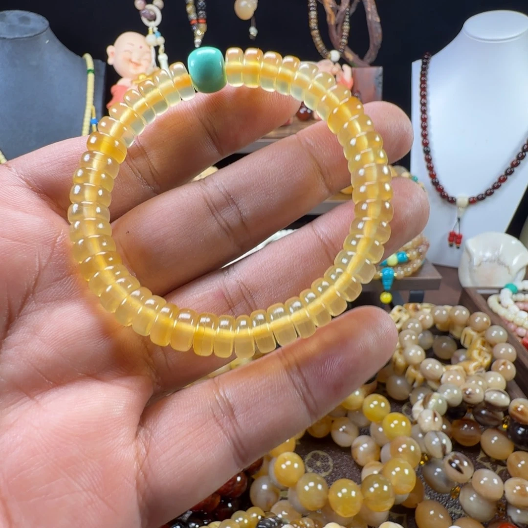 芝****皮质高级羊角手串