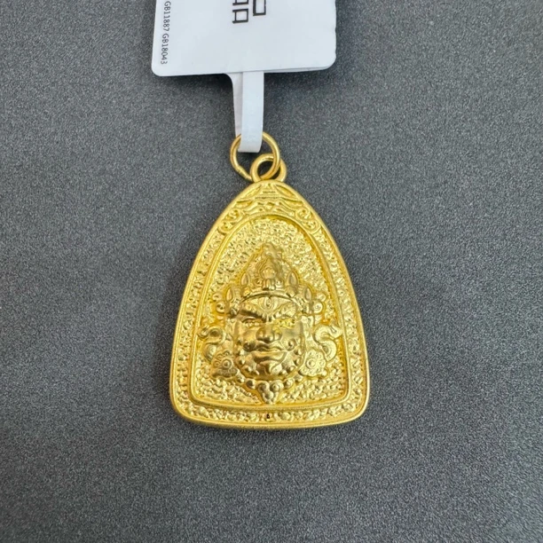 【莹莹专享】足金999 黄财神 GP 1.06 纳金添福