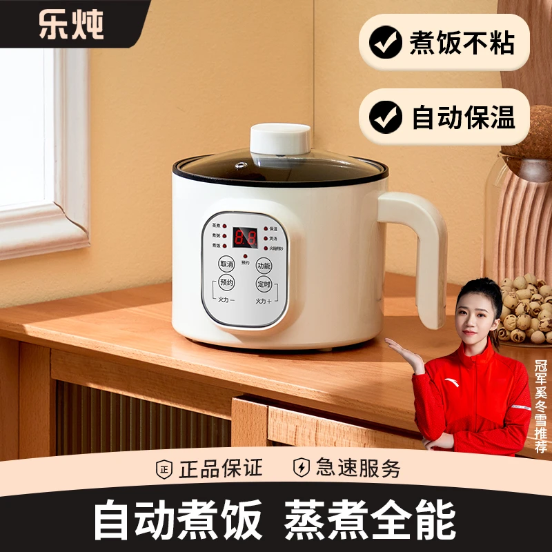 多功能家用电饭锅1-2人小型蒸煮一体锅宿舍智能迷你不粘锅小电锅