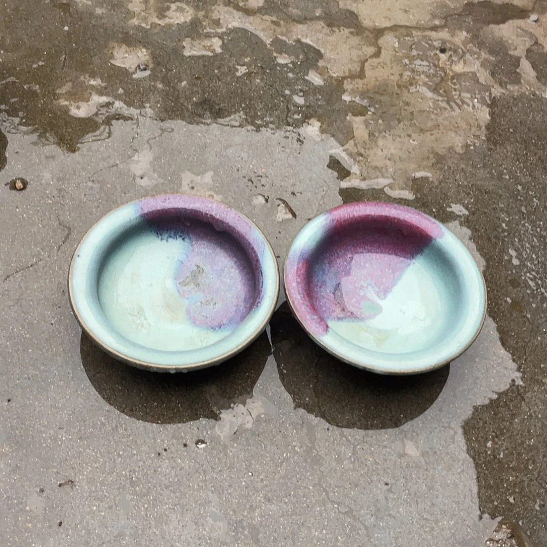 摆件钧窑楞手件件件