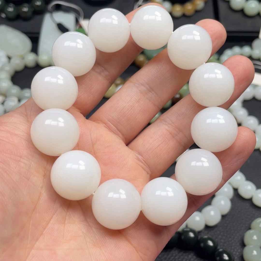 和田玉未镶嵌手链