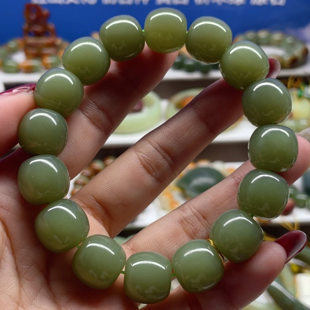 未镶嵌手串透闪石质玉