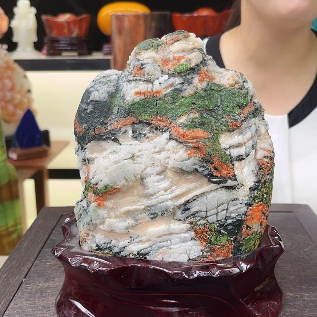 森***人石材奇石家居摆件装饰