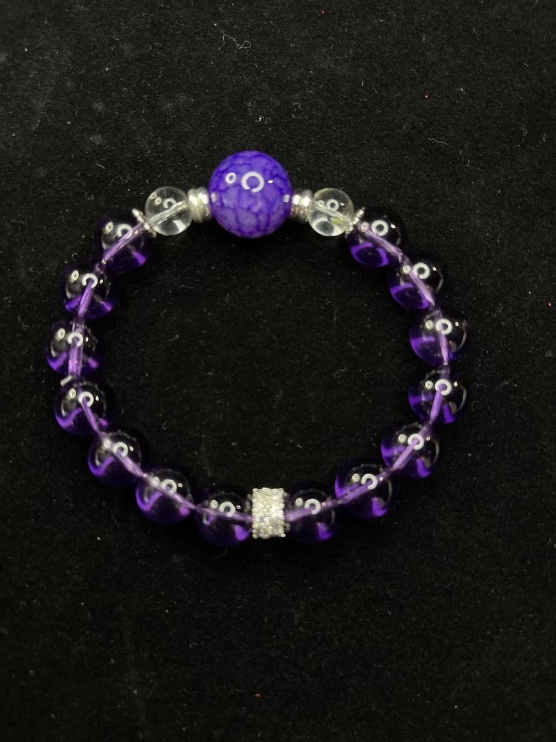 天然紫水晶气质手链-S8