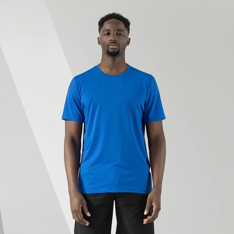 户外休闲运动跑步健身弹力楼梯格亲肤短袖81128（无运费险）