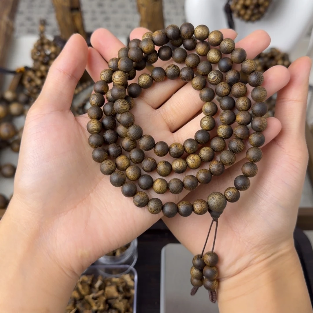 木质类棋楠圆珠8mm26克+发一